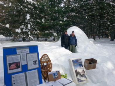 Algonquin Outfitters igloo at Winter in the Wild 2015