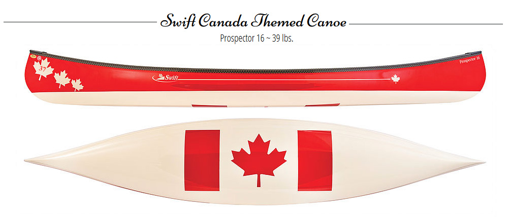 Swift Canadian Themed Canoe