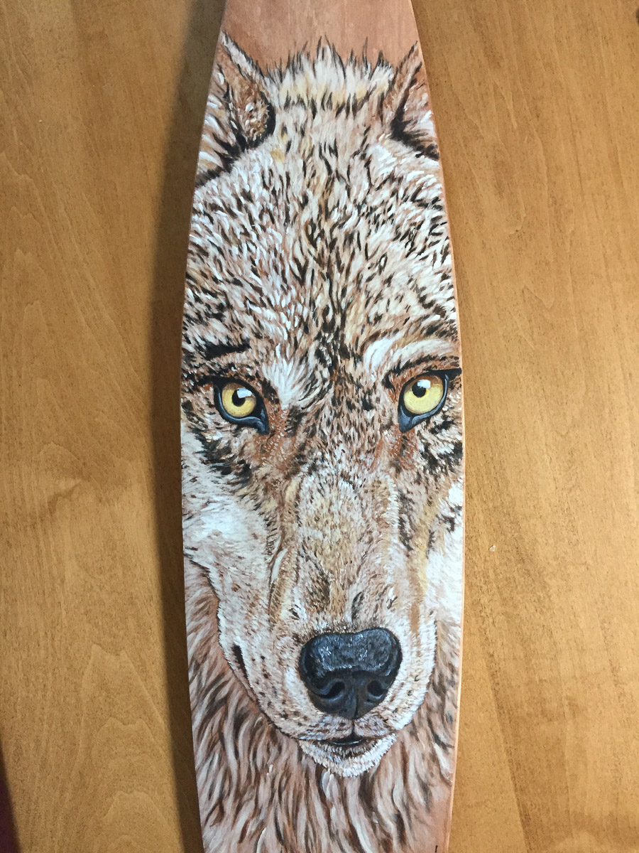 Paddle Art Contest - Wolf by Peter McBurney